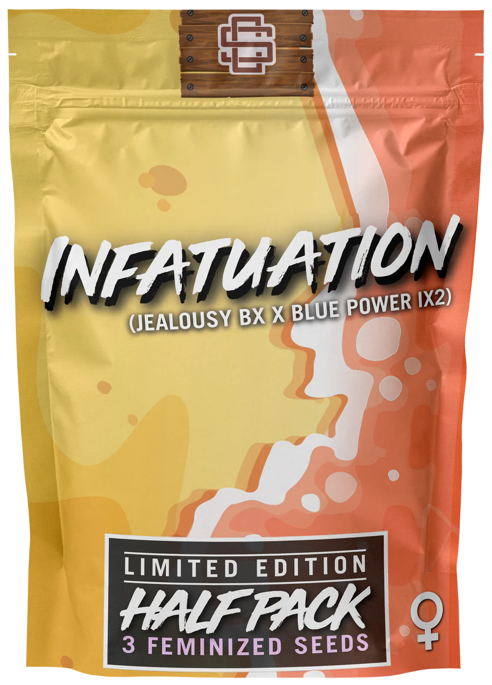 INFATUATION 3pc sticker pack (f)