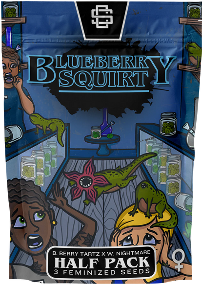 BLUEBERRY SQUIRT 3pc sticker pack (f)