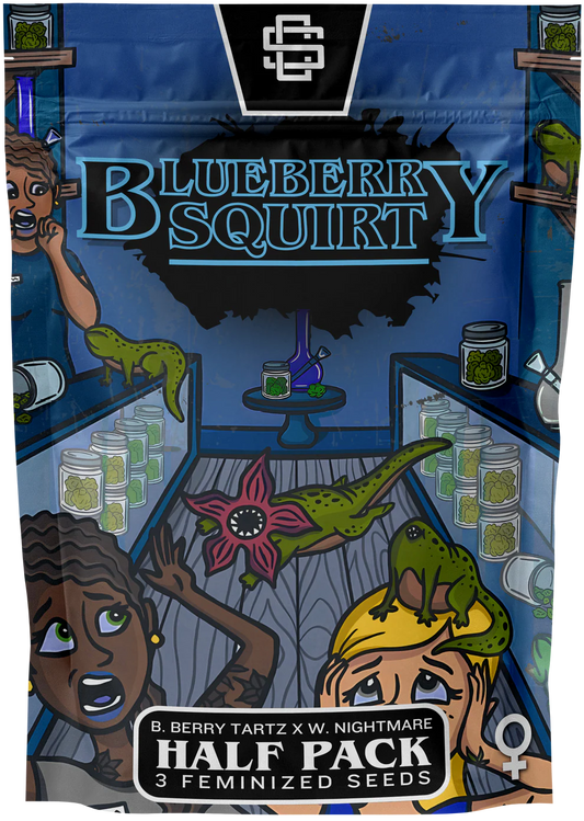 BLUEBERRY SQUIRT 3pc sticker pack (f)