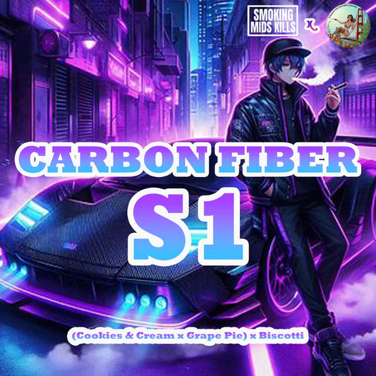 CARBON FIBER S1 10pc sticker pack fem