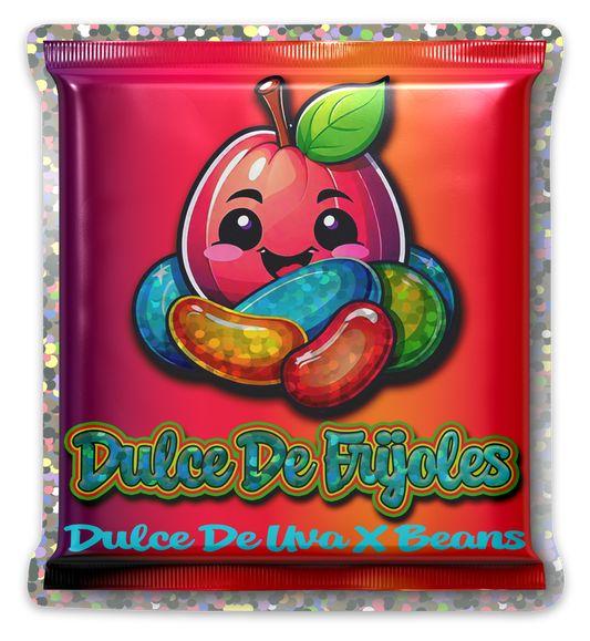 DULCE DE FRIJOLES 3pc sticker pack fem