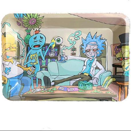 ROLLING TRAY (RICK AND HOMER)