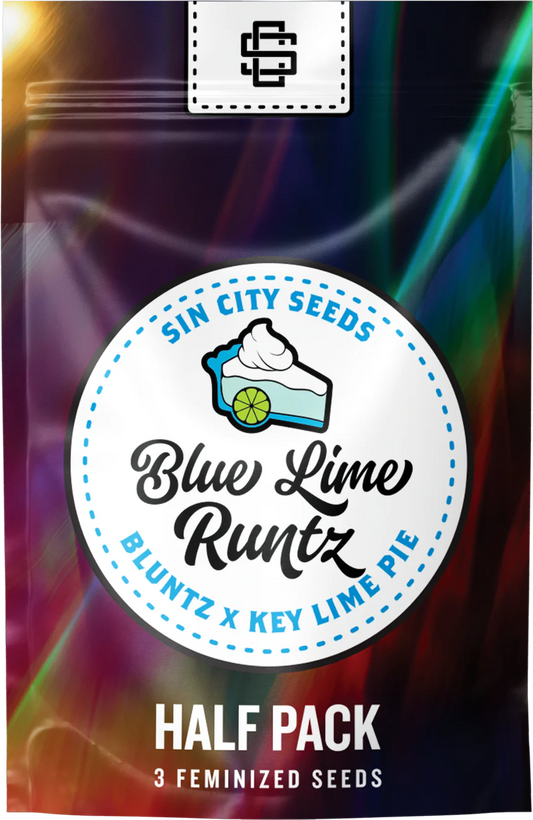 BLUE LIME RUNTZ 3pc sticker pack (f)