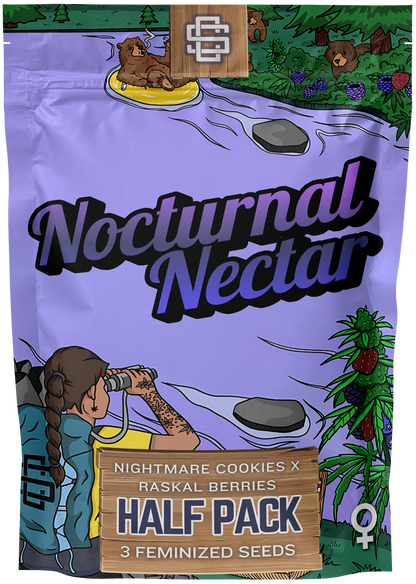 NOCTURNAL NECTAR 3pc sticker pack (f)