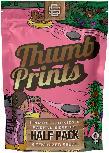 THUMBPRINTS 3pc sticker pack (f)